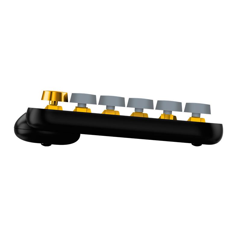 Teclado Mecanico Logitech Pop Keys, Wireless, Switch Marrom, Amarelo Blast, 920-010710