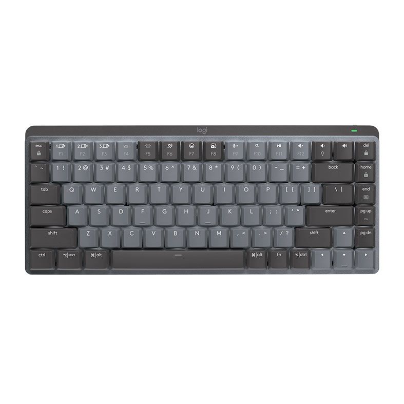 Teclado Logitech MX Mechanical Mini, Bluetooth, Cinza, 920-010783