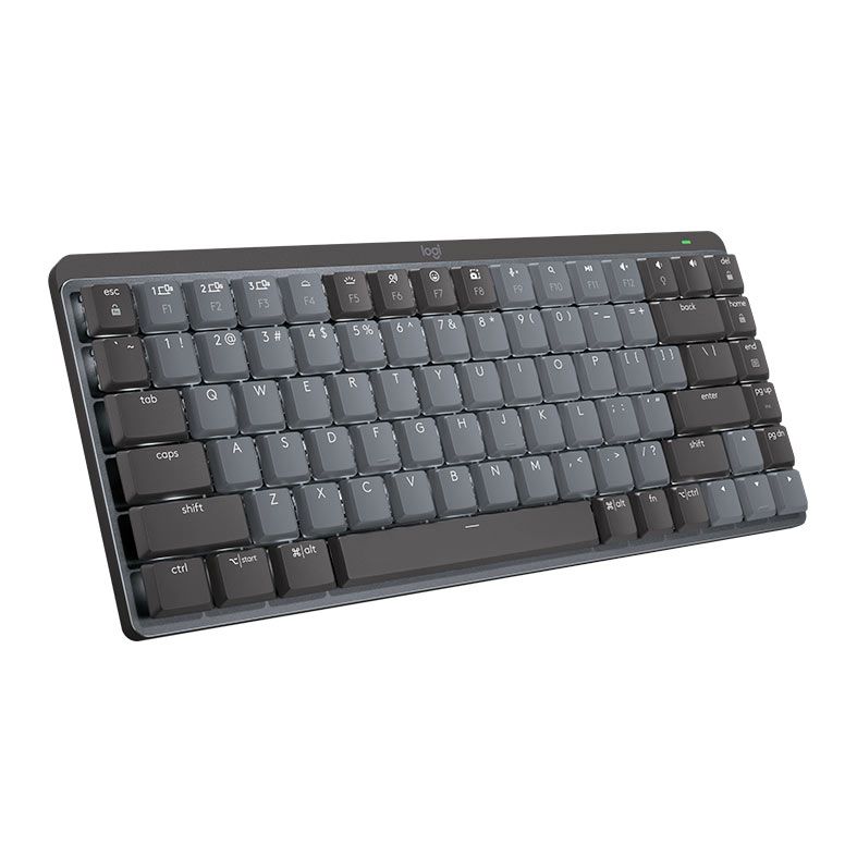 Teclado Logitech MX Mechanical Mini, Bluetooth, Cinza, 920-010783
