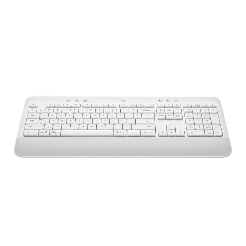 Teclado Logitech Signature K650, Bluetooth, USB, US, Branco, 920-010965
