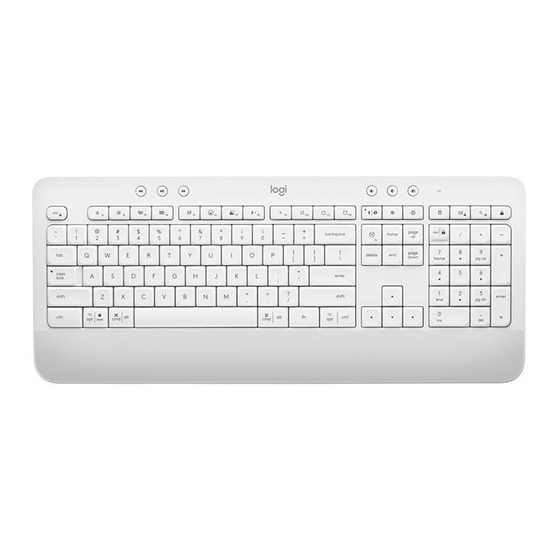Teclado Logitech Signature K650, Bluetooth, USB, US, Branco, 920-010965