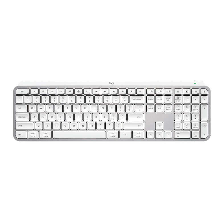 Teclado Membrana Logitech MX Keys S, Bluetooth, Cinza, 920-011564