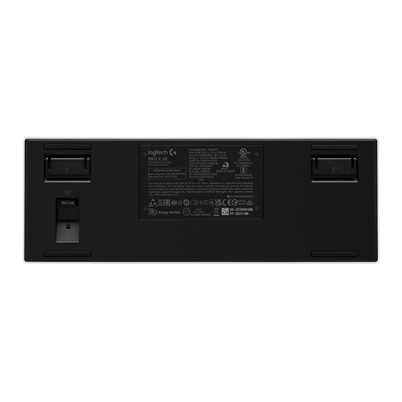 Teclado Mecanico Logitech G Pro X Lightspeed, RGB, 60%, Switch Optico GX Tactile, Tri-Mode, Branco, 920-011921