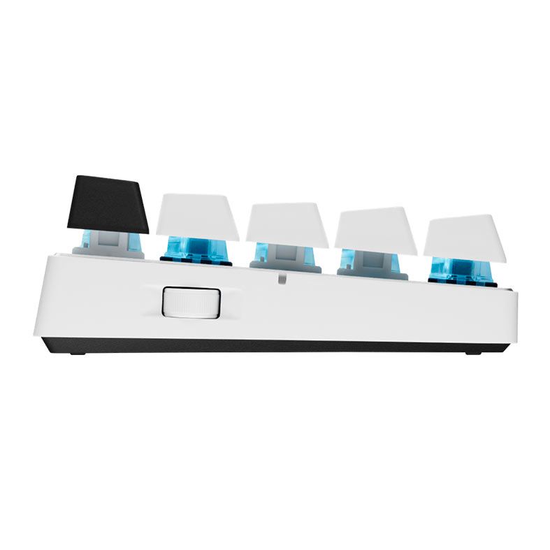 Teclado Mecanico Logitech G Pro X Lightspeed, RGB, 60%, Switch Optico GX Tactile, Tri-Mode, Branco, 920-011921