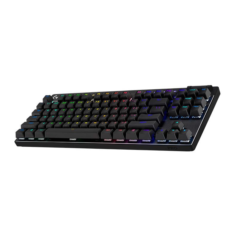 Teclado Mecanico Logitech G Pro X Tkl Lightspeed, RGB, Switch Marrom, Wireless, Preto, 920-012127