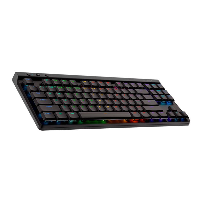 Teclado Mecanico Logitech G515 TKL Lightspeed, RGB, Switch GL Brown, Tri-Mode, Preto, 920-012423