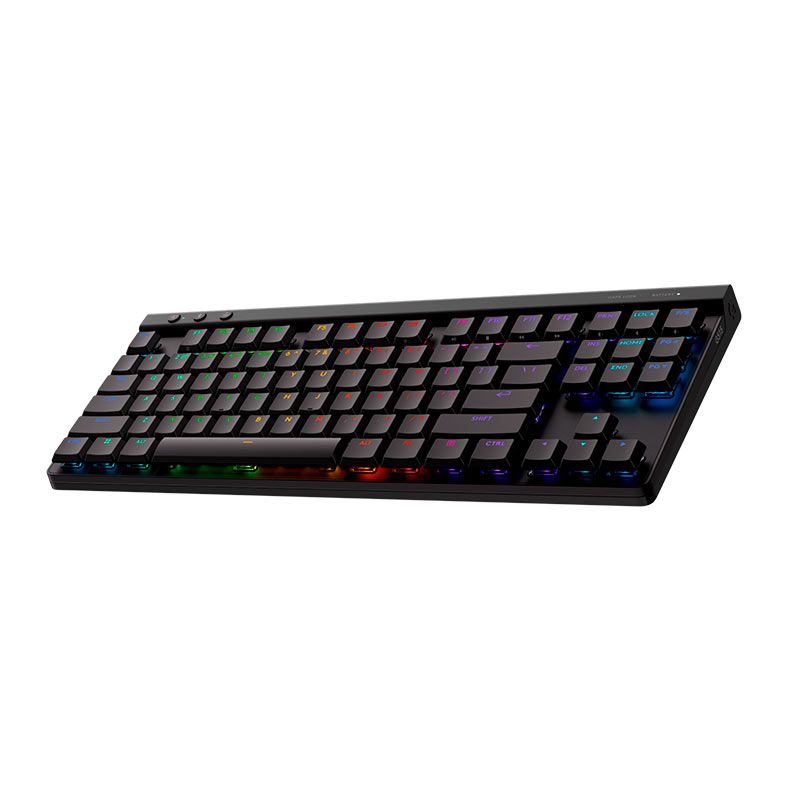 Teclado Mecanico Logitech G515 TKL Lightspeed, RGB, Switch GL Brown, Tri-Mode, Preto, 920-012423