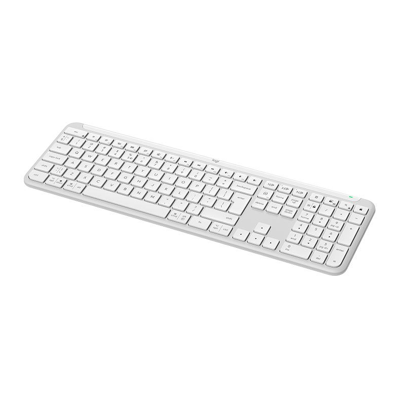 Teclado Logitech Signature Slim K950, Bluetooth, Branco, 920-012601