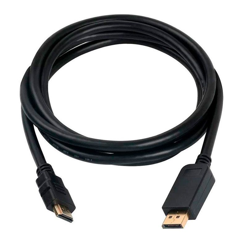 Cabo Displayport Para HDMI MD.9, 1.80m, 4k, Preto, 9331