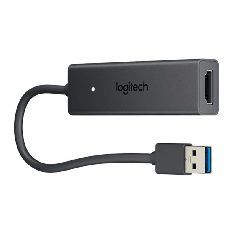 Adaptador USB/HDMI Logitech Screen Share, Preto, 939-001553