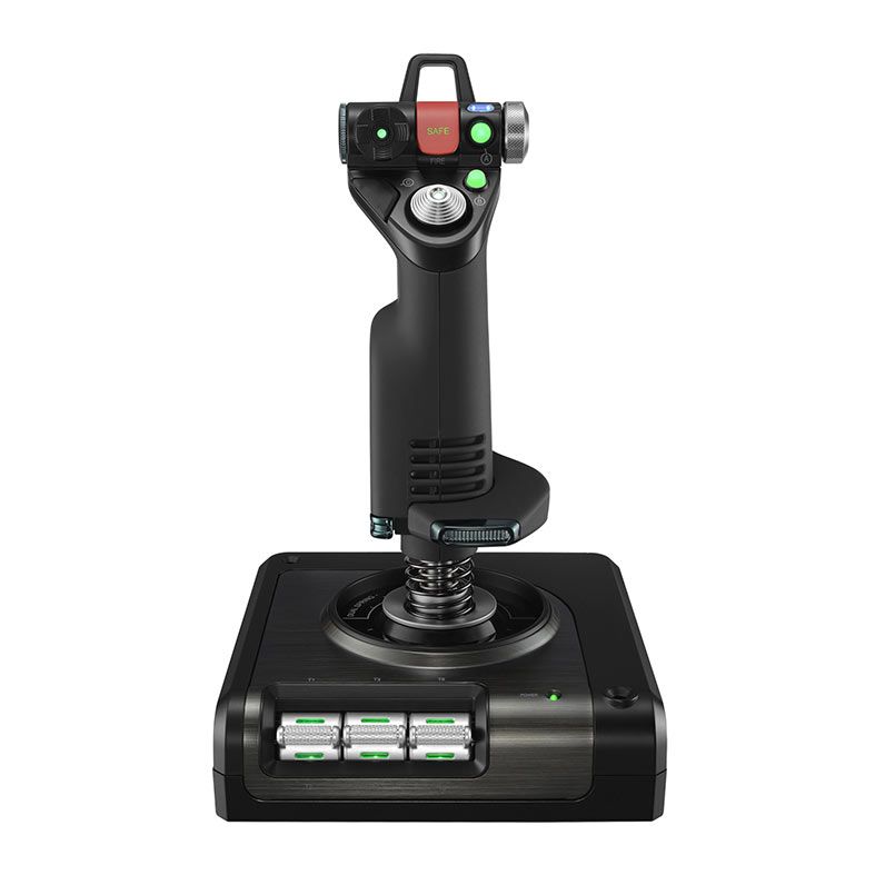 Controlador de Simulacao com Manete e Acelerador Logitech X52 Professional H.O.T.A.S., USB, 945-000022