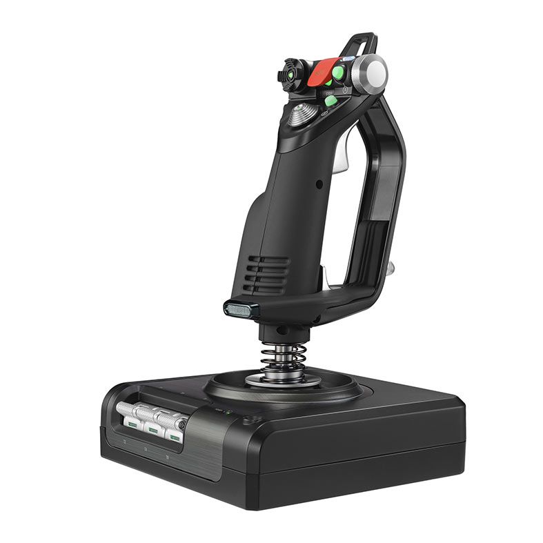 Controlador de Simulacao com Manete e Acelerador Logitech X52 Professional H.O.T.A.S., USB, 945-000022