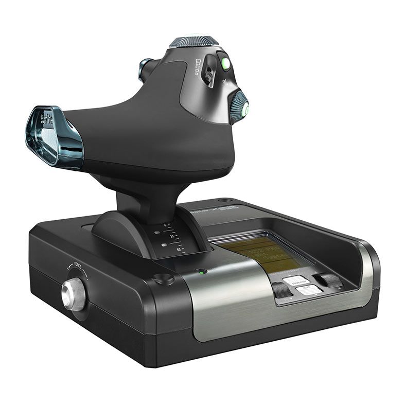 Controlador de Simulacao com Manete e Acelerador Logitech X52 Professional H.O.T.A.S., USB, 945-000022