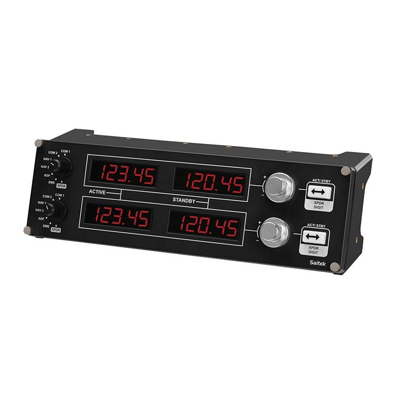 Painel de Radio Logitech para Simulacao Profissional de Voo, 945-000029