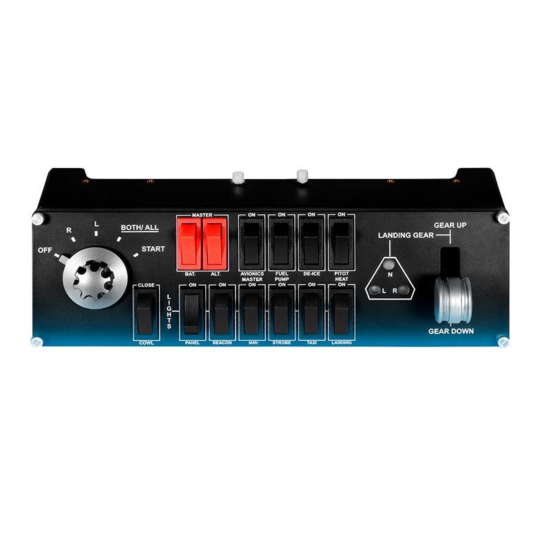 Painel de Interruptor Logitech Para Simulacao Profissional de Voo, 945-000030