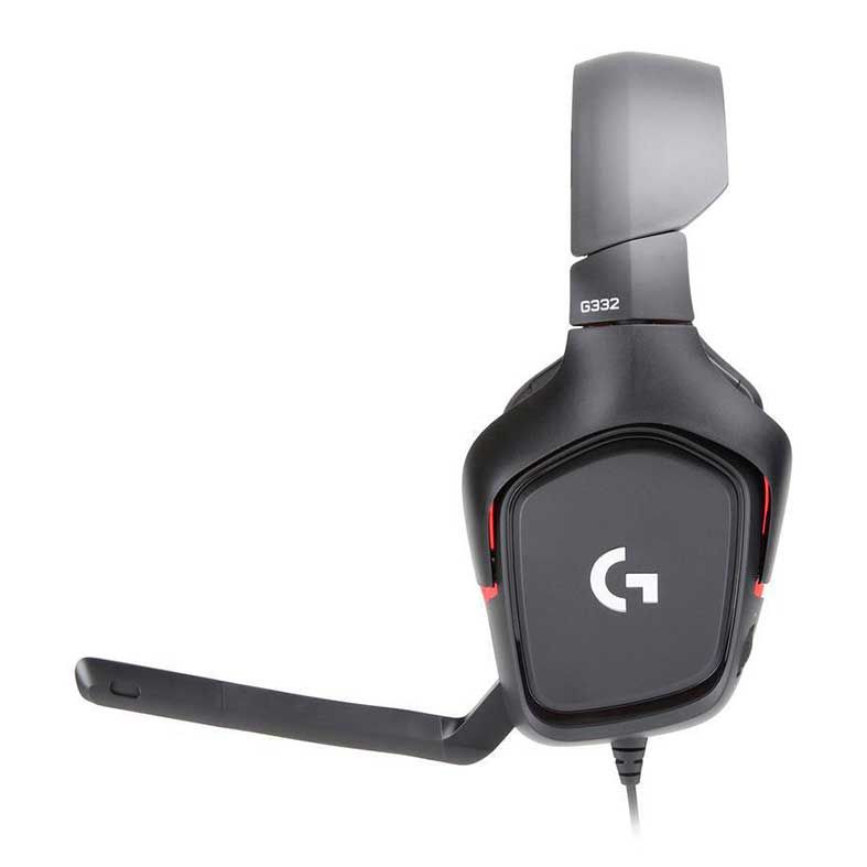 Logitech G332 Wired Gaming Headset for PC Black/Red 981-000755 - Best Buy