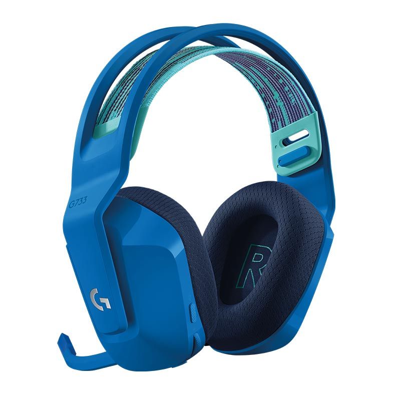 Headset Gamer Logitech G733 Lightspeed 7.1 Wireless RGB Azul, 981-000942