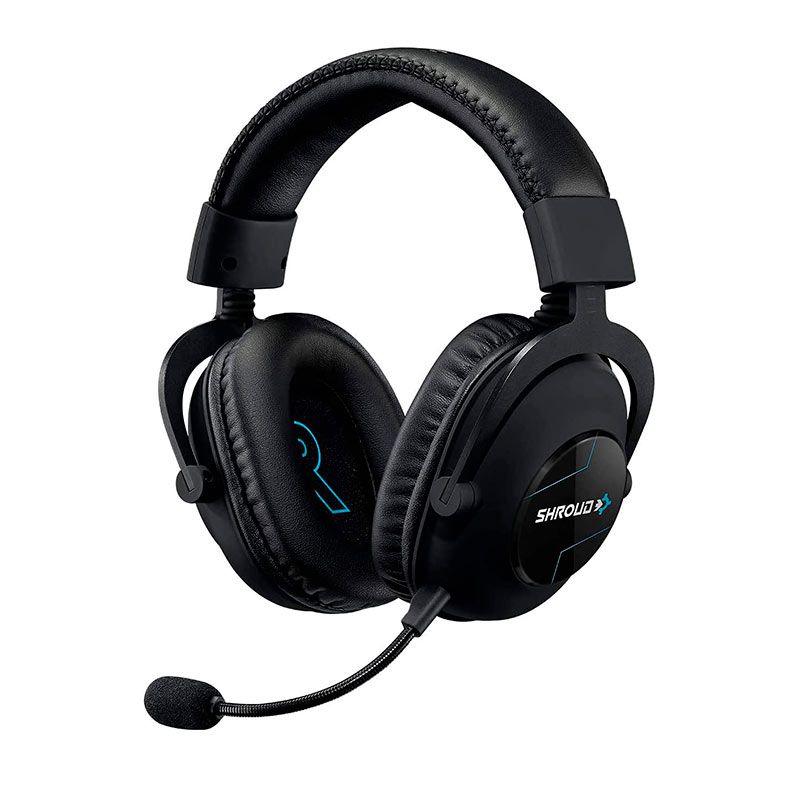 Headset Gamer Logitech G Pro X Shroud Wireless, Drivers 50mm, Preto, 981-000956