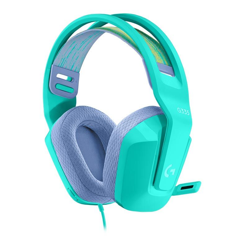 Headset Gamer Logitech G335 Mint, 981-001023