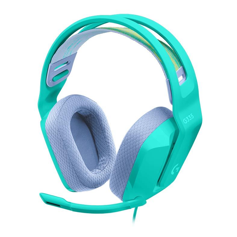 Headset Gamer Logitech G335 Mint, 981-001023