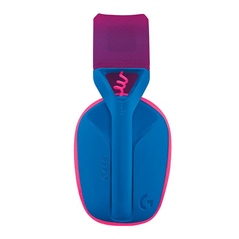 Headset Gamer Logitech G435, Wireless, Drivers 40mm, Azul, 981-001061