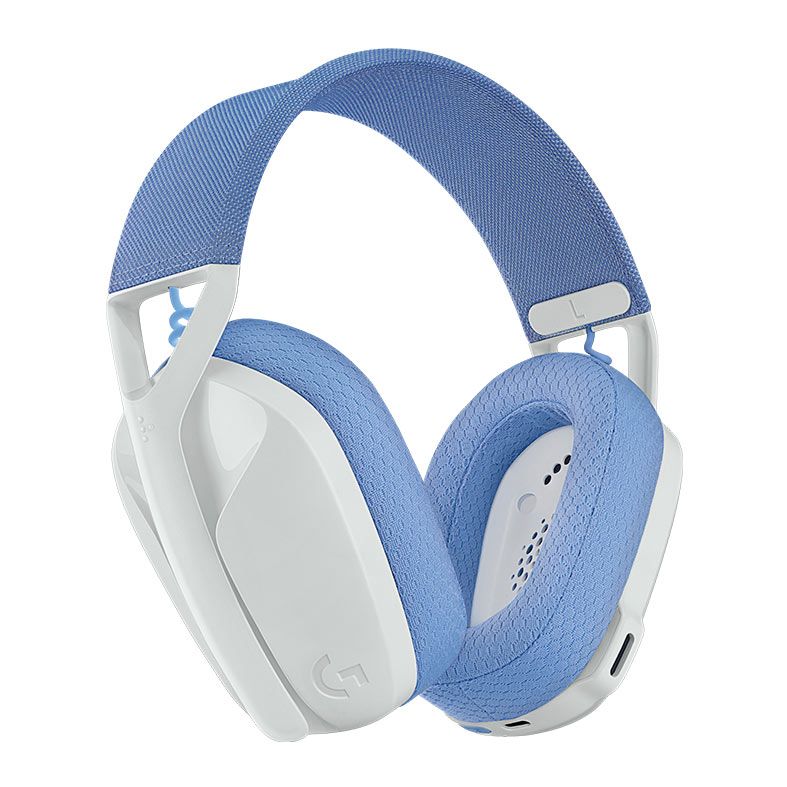 Headset Gamer Logitech G435, Wireless, Drivers 40mm, Branco, 981-001073