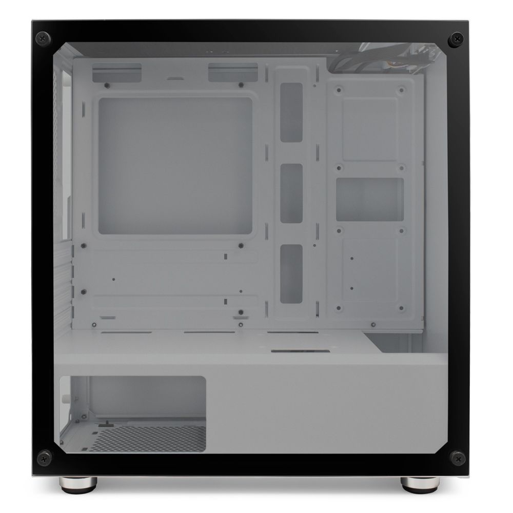 Pichau Kit Upgrade, Gabinete Gamer Pichau HX300 White + Fonte Pichau Nidus 500W PG-5001-BR-OEM