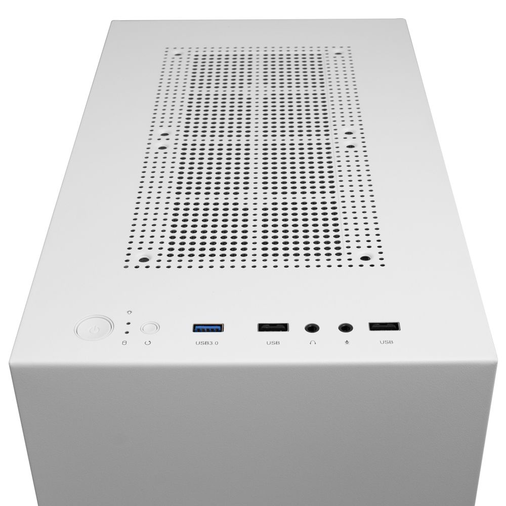 Pichau Kit Upgrade, Gabinete Gamer Pichau HX300 White + Fonte Pichau Nidus 500W PG-5001-BR-OEM