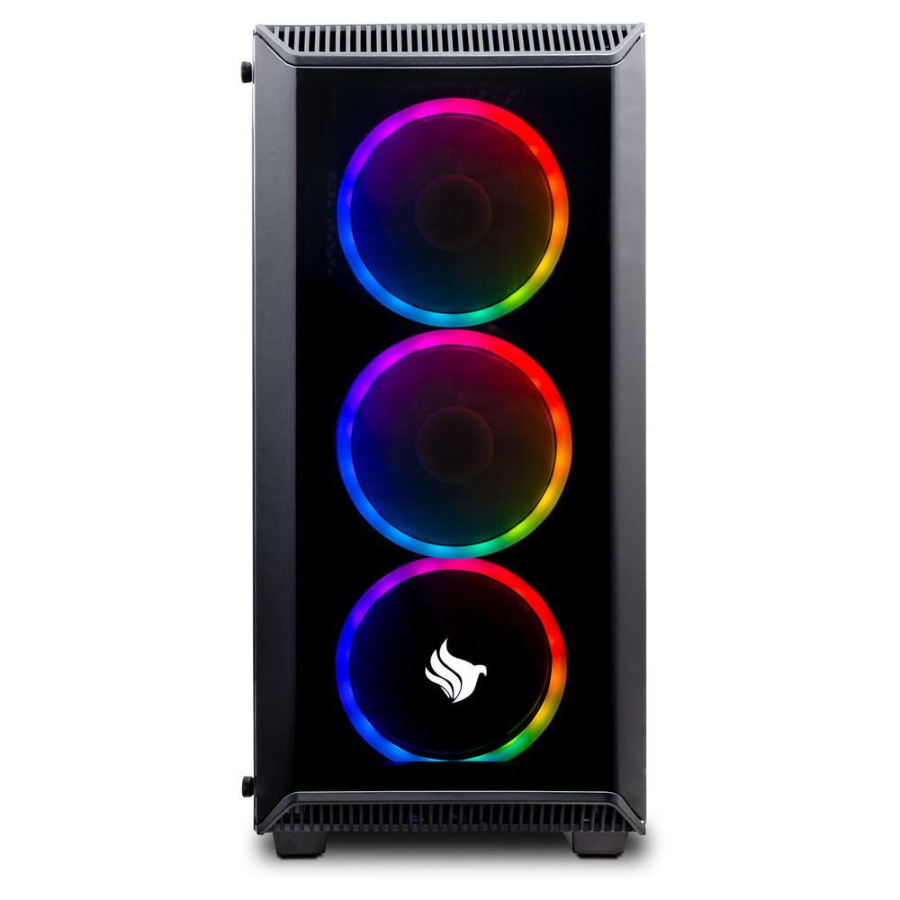 Pichau Kit Upgrade, Gabinete Gamer Pichau Rostock LED RGB + Fonte Pichau Nidus 500W PG-5001-BR-OEM
