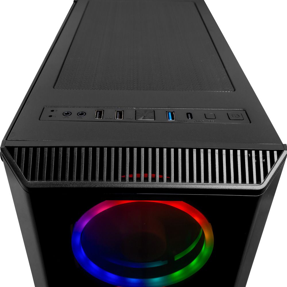 Pichau Kit Upgrade, Gabinete Gamer Pichau Rostock LED RGB + Fonte Pichau Nidus 500W PG-5001-BR-OEM