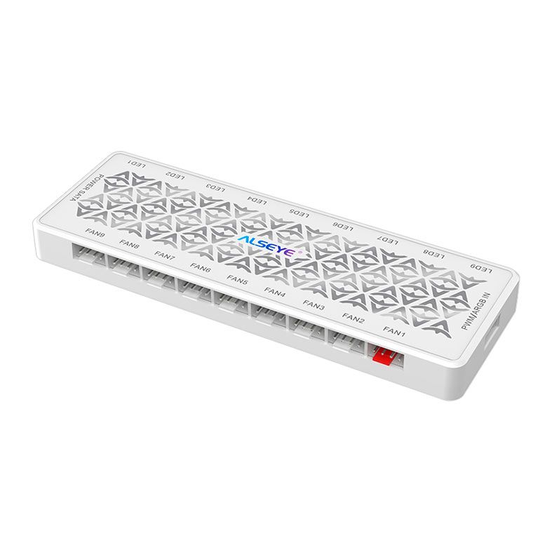 Controladora Alseye HUB 9.0, 9 Portas PWM, Branco, A-HUB-9.0-WHITE