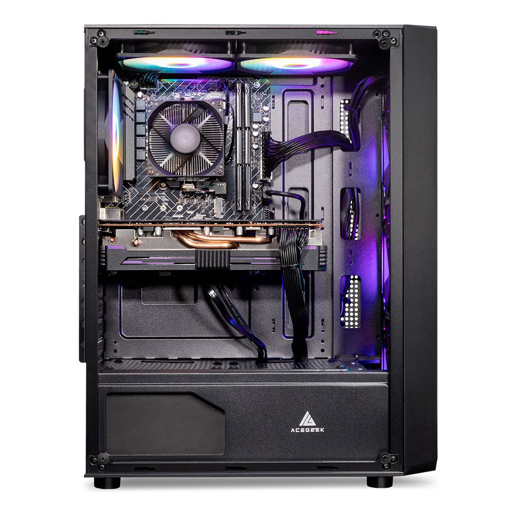 PC Gamer Pichau Juno III, Intel I5-12400F, GeForce RTX 4060 8GB, 16GB DDR4, SSD M.2 480GB