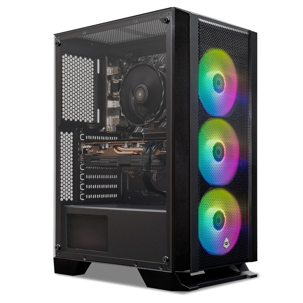 PC Gamer Mancer Careca, AMD Ryzen 5 5500, Radeon RX 580 8GB, 16GB DDR4, SSD 480GB 