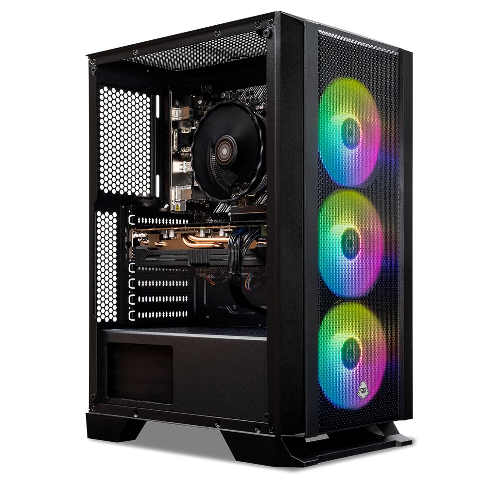 PC Gamer Mancer Careca, AMD Ryzen 5 5500, Radeon RX 580 8GB, 16GB DDR4, SSD 480GB 