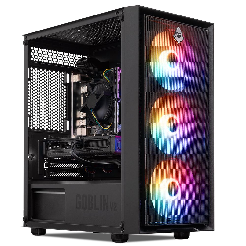 PC Gamer Completo Mancer Assur XVII, Intel Core i5, Radeon RX 590 8GB, 16GB DDR3, SSD 1TB + Monitor + Kit Periféricos