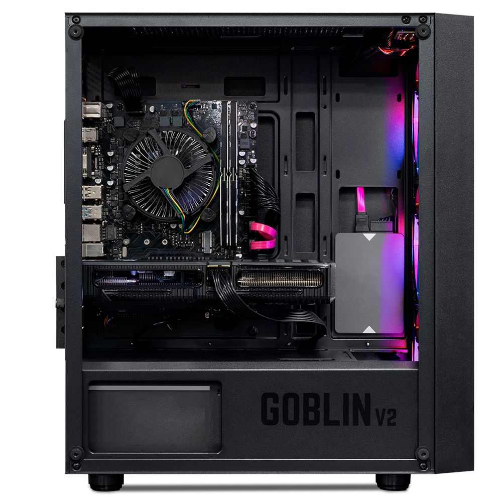PC Gamer Completo Mancer Assur XVII, Intel Core i5, Radeon RX 590 8GB, 16GB DDR3, SSD 1TB + Monitor + Kit Periféricos