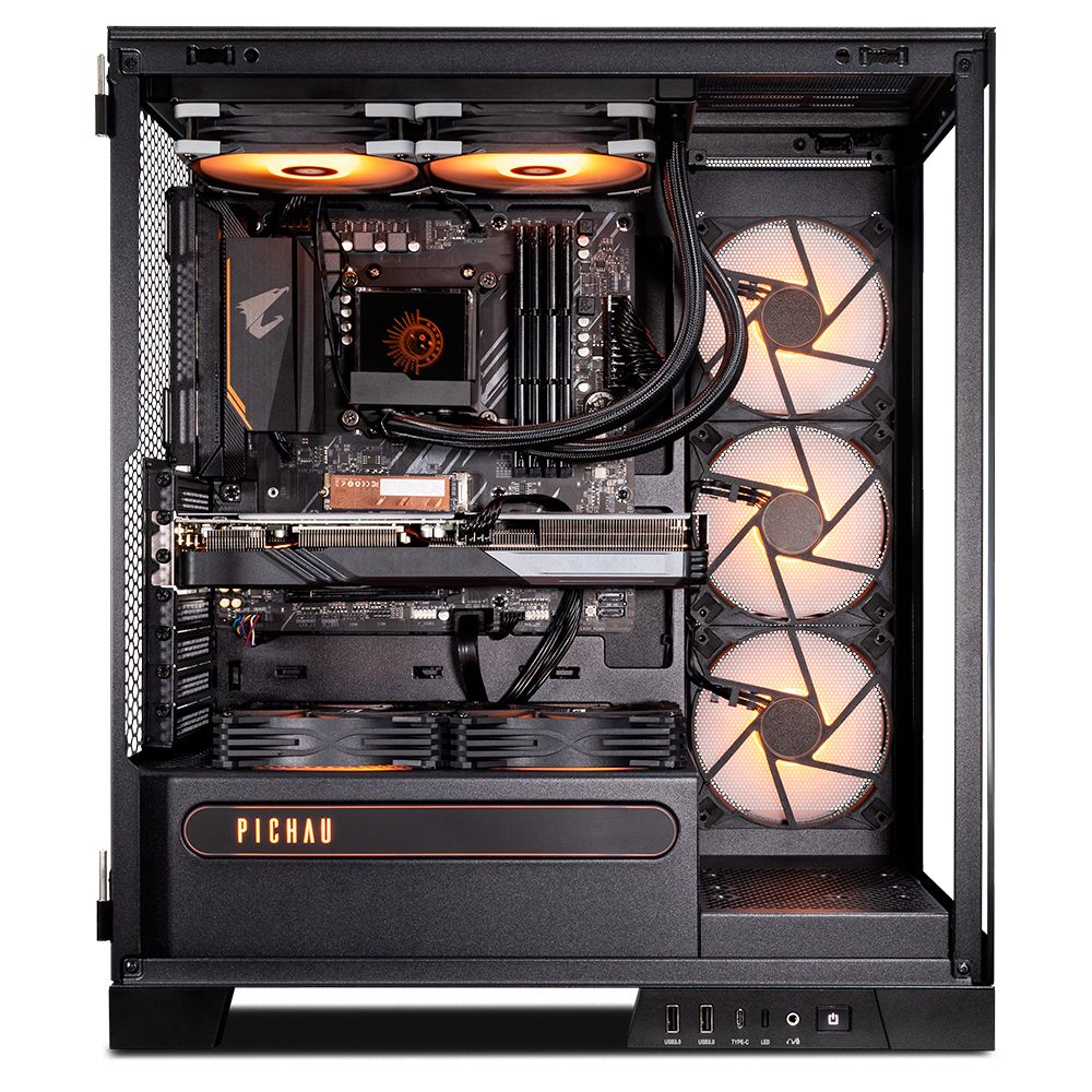 PC Gamer Pichau Azazel III, Intel i5-14600K, GeForce RTX 4060 8GB, 16GB DDR5, SSD M.2 480GB