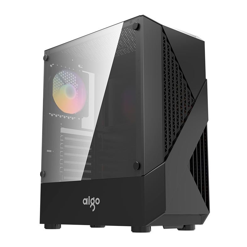 Gabinete Gamer Aigo A01, Lateral de Vidro, Preto, A01-BK