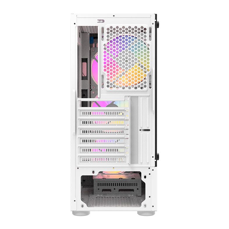 Gabinete Gamer Aigo A01, Lateral de Vidro, Branco, A01-WH