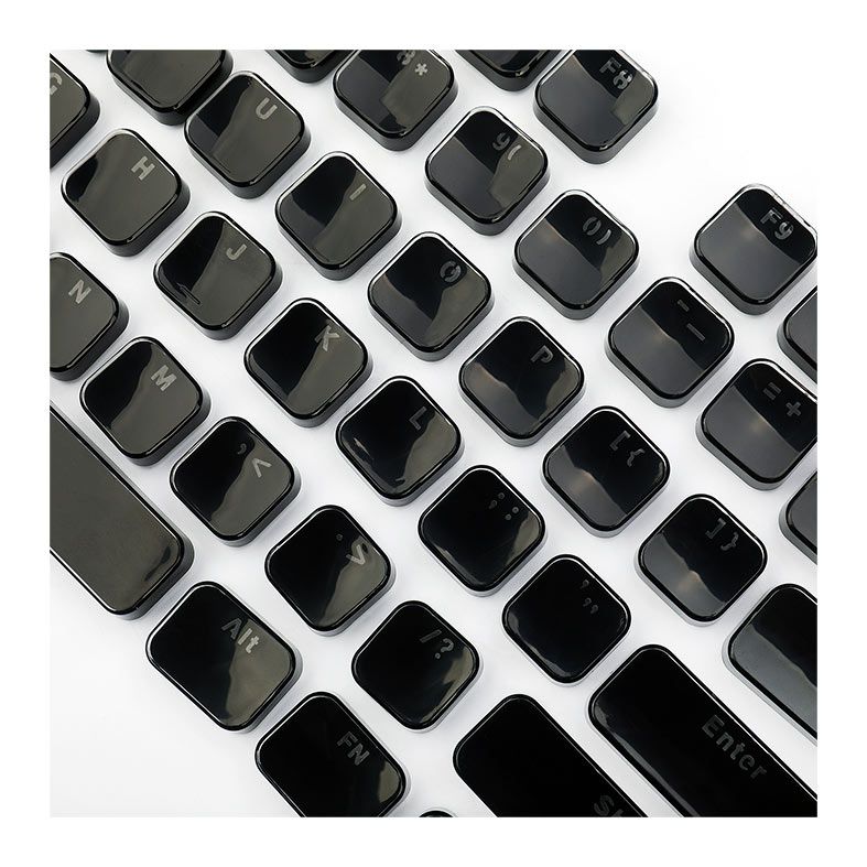 Conjunto de Teclas Redragon A107, PBT Double Shot, Preto, A107-BLACK