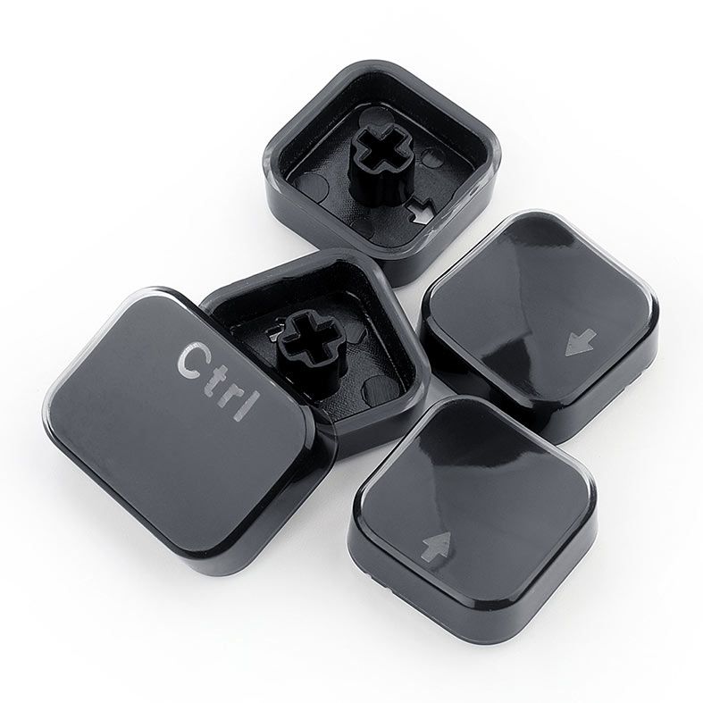 Conjunto de Teclas Redragon A107, PBT Double Shot, Preto, A107-BLACK