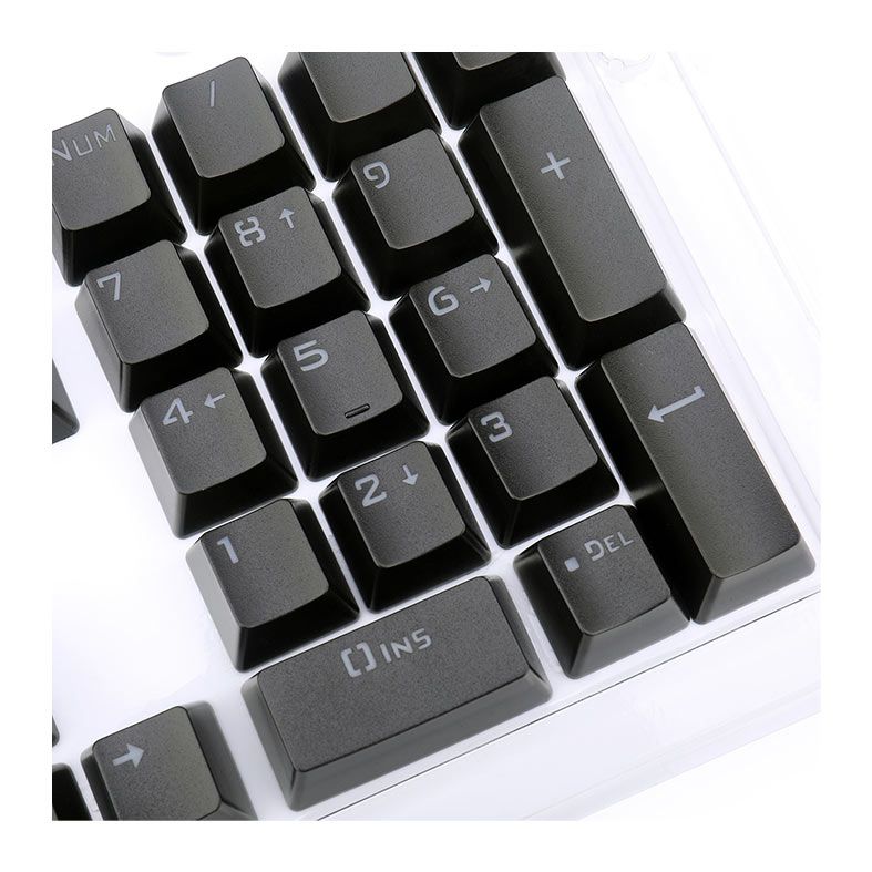 Conjunto de Teclas Redragon A111, PBT Double Shot, Preto, A111-BLACK