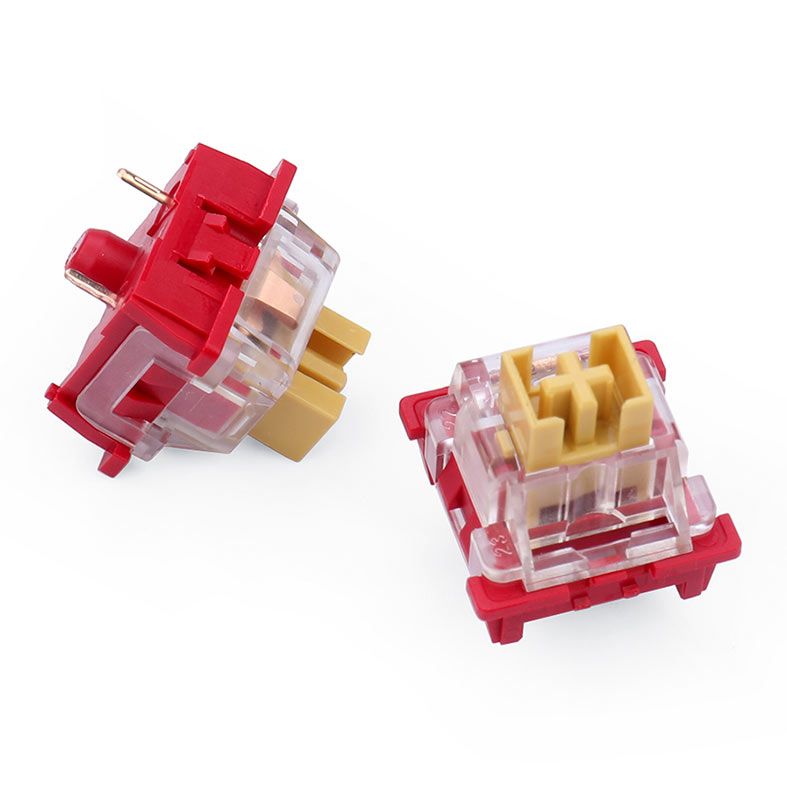 Switch Para Teclado Redragon Mecanico Tactile Bullet F, 24 Pecas, Gold, A113F