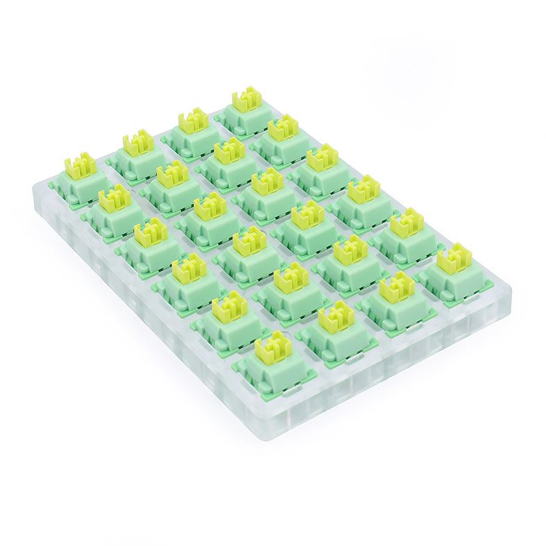 Switch Para Teclado Redragon Mecanico Tactile Bullet QT, 24 Pecas, Verde, A113QT