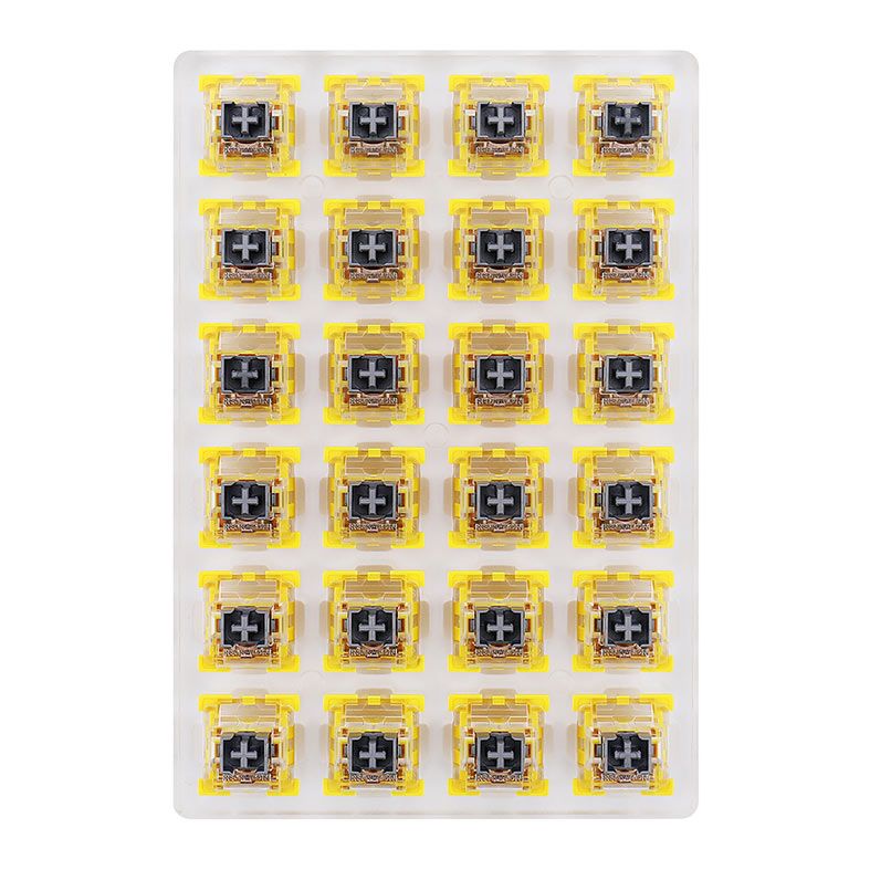 Switch Para Teclado Redragon Mecanico Linear Bullet S, 24 Pecas, Cinza, A113S