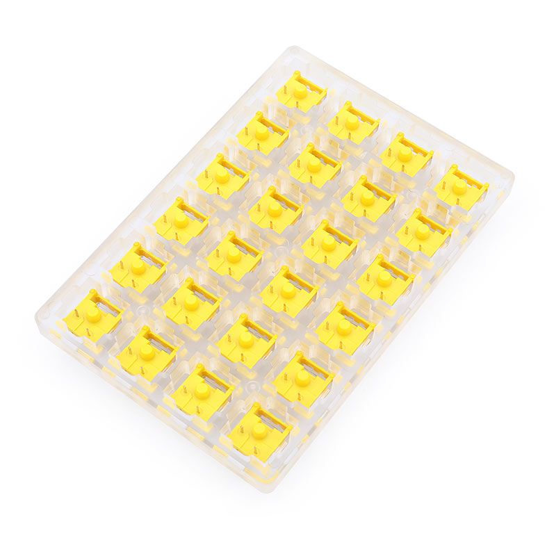 Switch Para Teclado Redragon Mecanico Linear Bullet S, 24 Pecas, Cinza, A113S