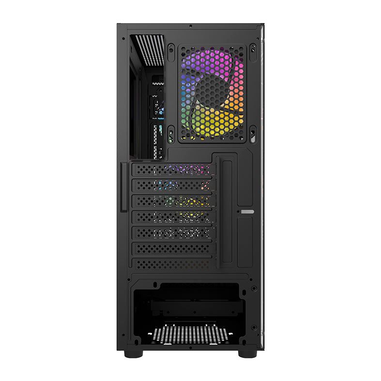 Gabinete Gamer Aigo Darkflash A290 Mesh, ARGB, Mid-Tower, Lateral de Vidro, Com 3 Fans,Preto, A290-MESH-BK-3F
