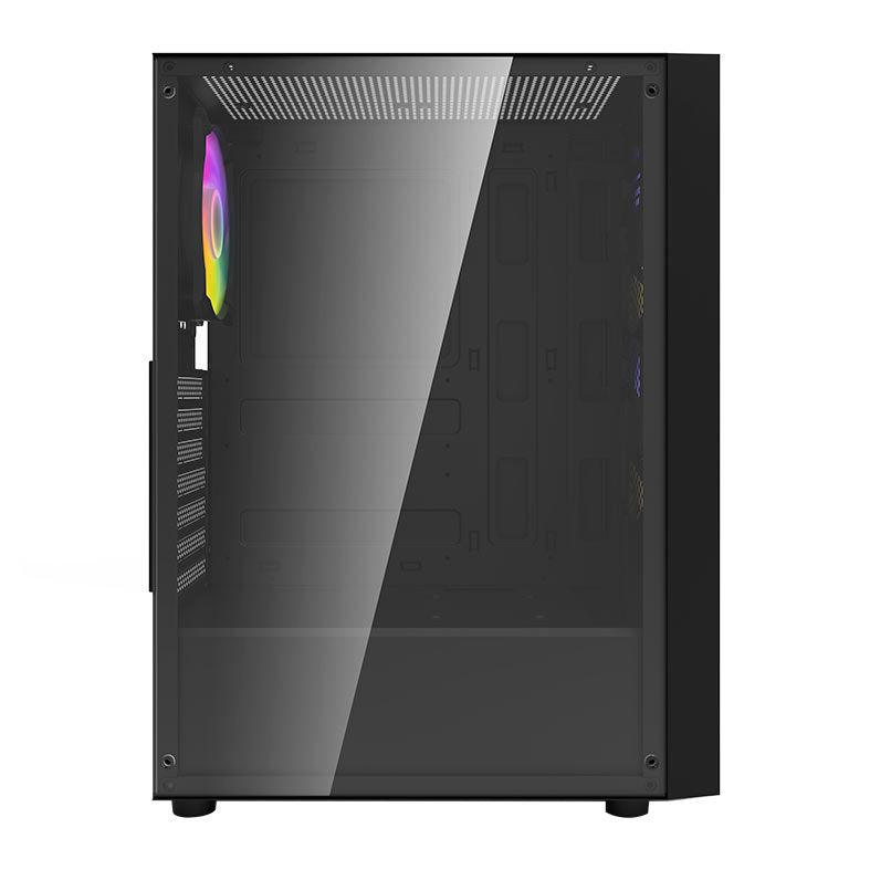 Gabinete Gamer Aigo Darkflash A290 Mesh, ARGB, Mid-Tower, Lateral de Vidro, Com 3 Fans,Preto, A290-MESH-BK-3F