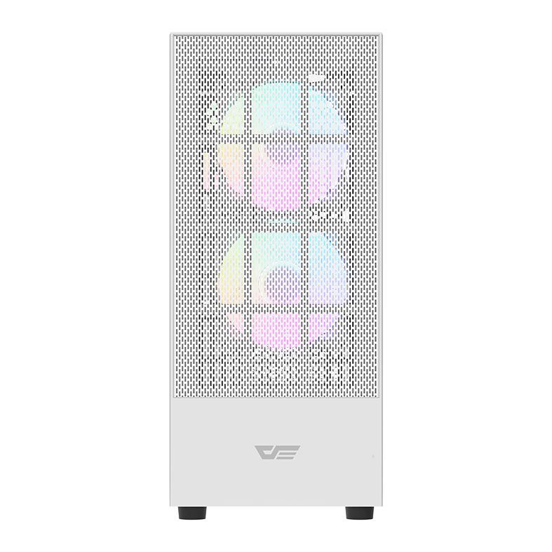 Gabinete Gamer Aigo Darkflash A290 Mesh, ARGB, Lateral de Vidro, Com 3 Fans, Branco, A290-MESH-WH-3F
