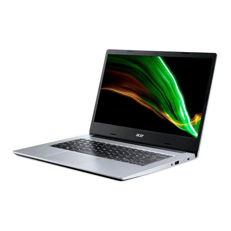 Notebook Acer Aspire 3, 14 Pol, Intel Celeron N4500, 4GB DDR4, SSD 256GB, Prata, A314-35-C4CZ
